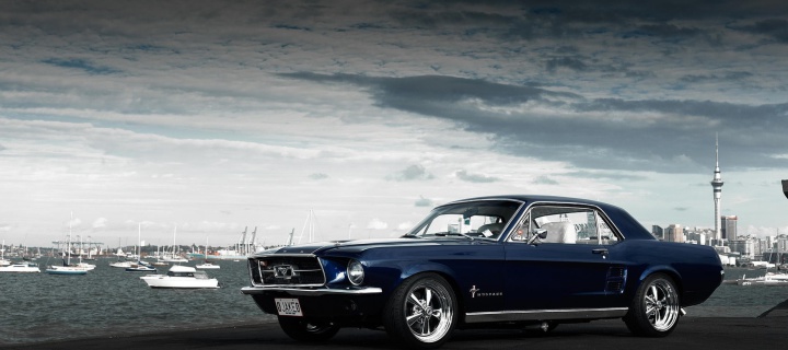 Fondo de pantalla Ford Mustang 1967 720x320