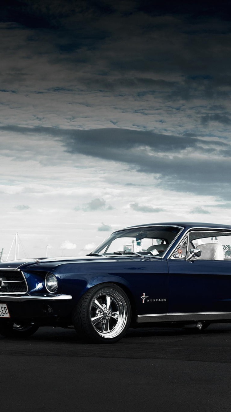 Fondo de pantalla Ford Mustang 1967 750x1334