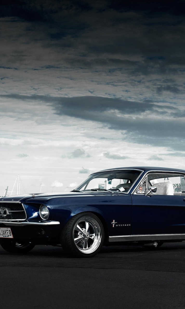 Обои Ford Mustang 1967 768x1280