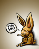Kiss Me Bunny wallpaper 128x160