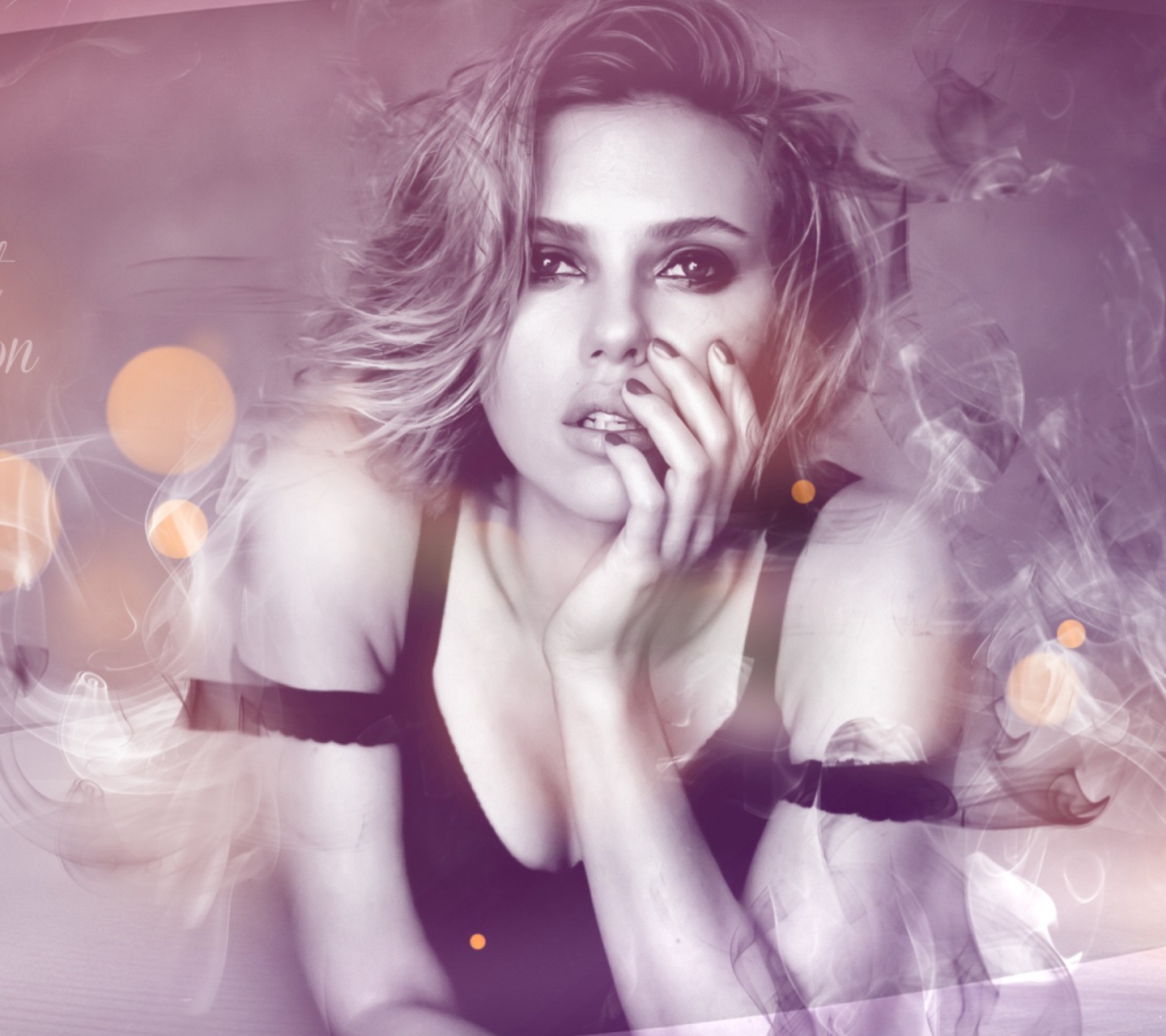 Fondo de pantalla Scarlett Johansson 1440x1280
