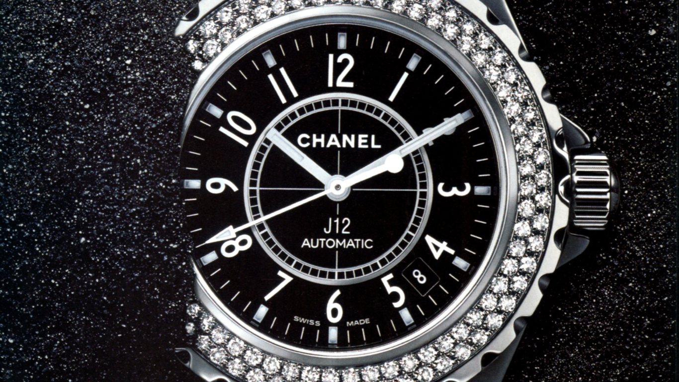 Chanel Diamond Watch wallpaper 1366x768