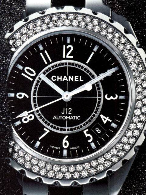 Fondo de pantalla Chanel Diamond Watch 480x640