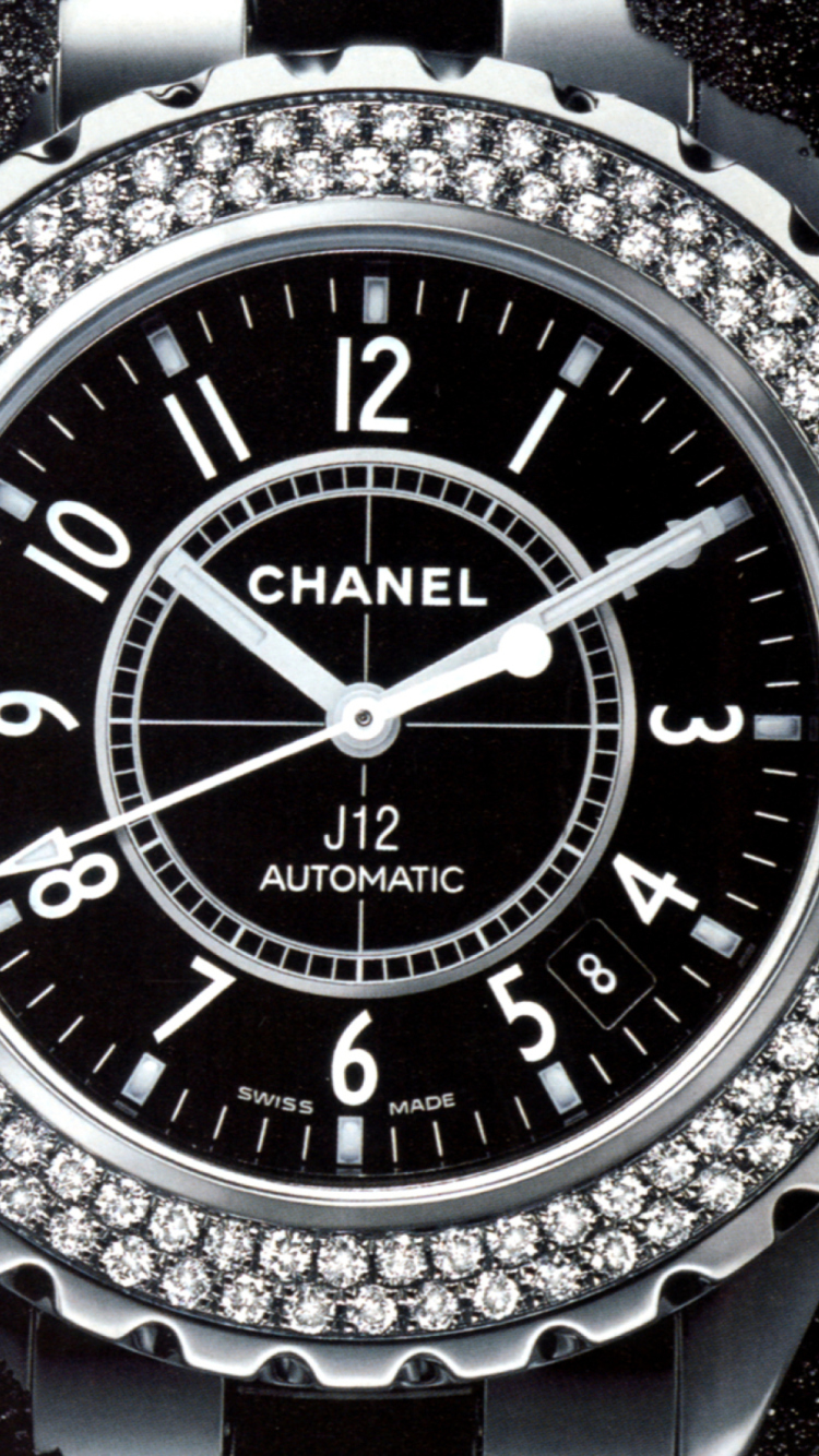Обои Chanel Diamond Watch 750x1334