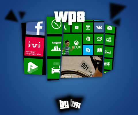 Das Wp8, Windows Phone 8 Wallpaper 480x400