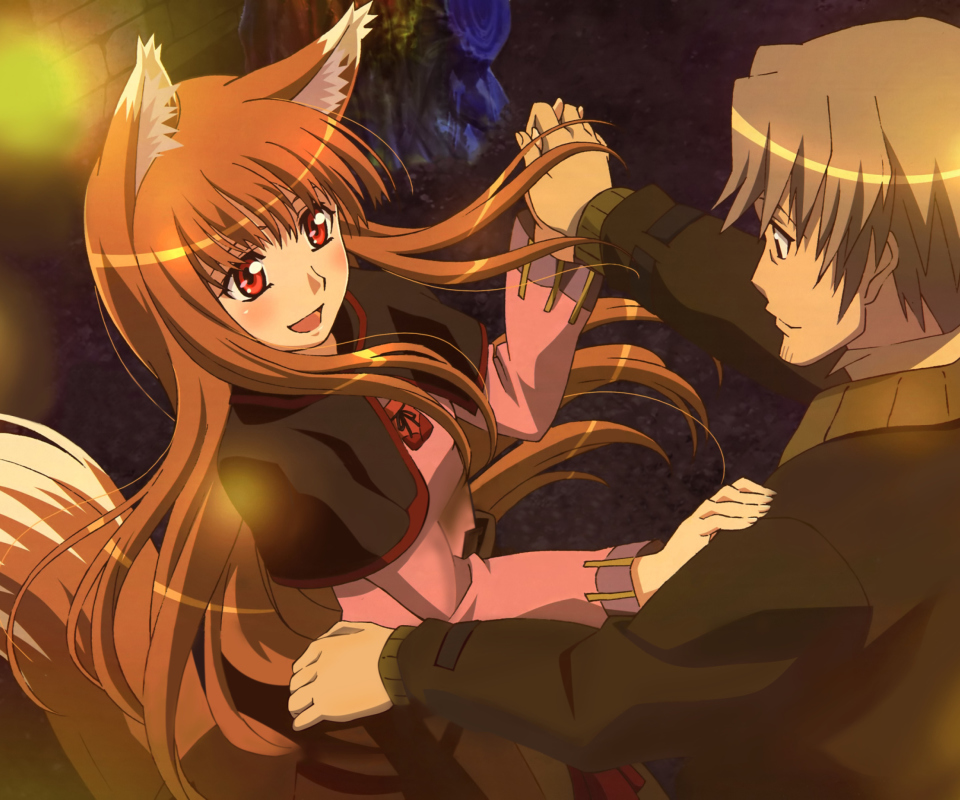 Обои Minitokyo Spice And Wolf 960x800