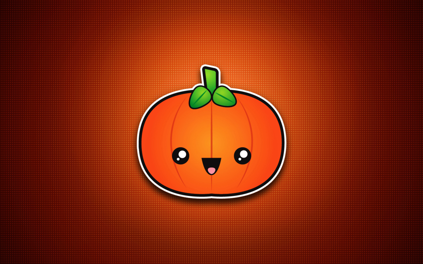 Cute Orange Pumpkin screenshot #1 1440x900