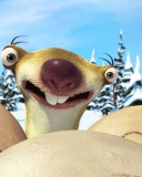Ice Age Dawn of Dinosaurs Sloth wallpaper 128x160