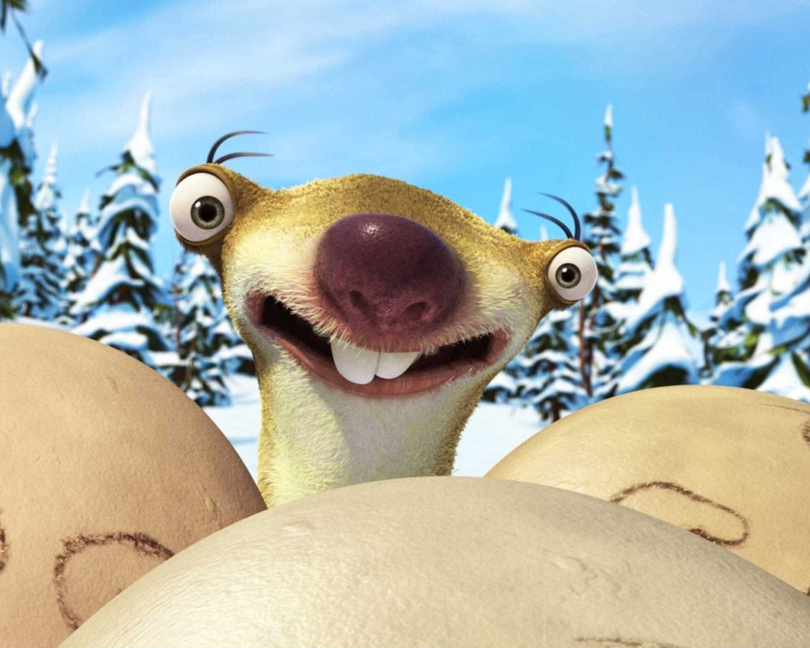 Ice Age Dawn of Dinosaurs Sloth wallpaper 1600x1280