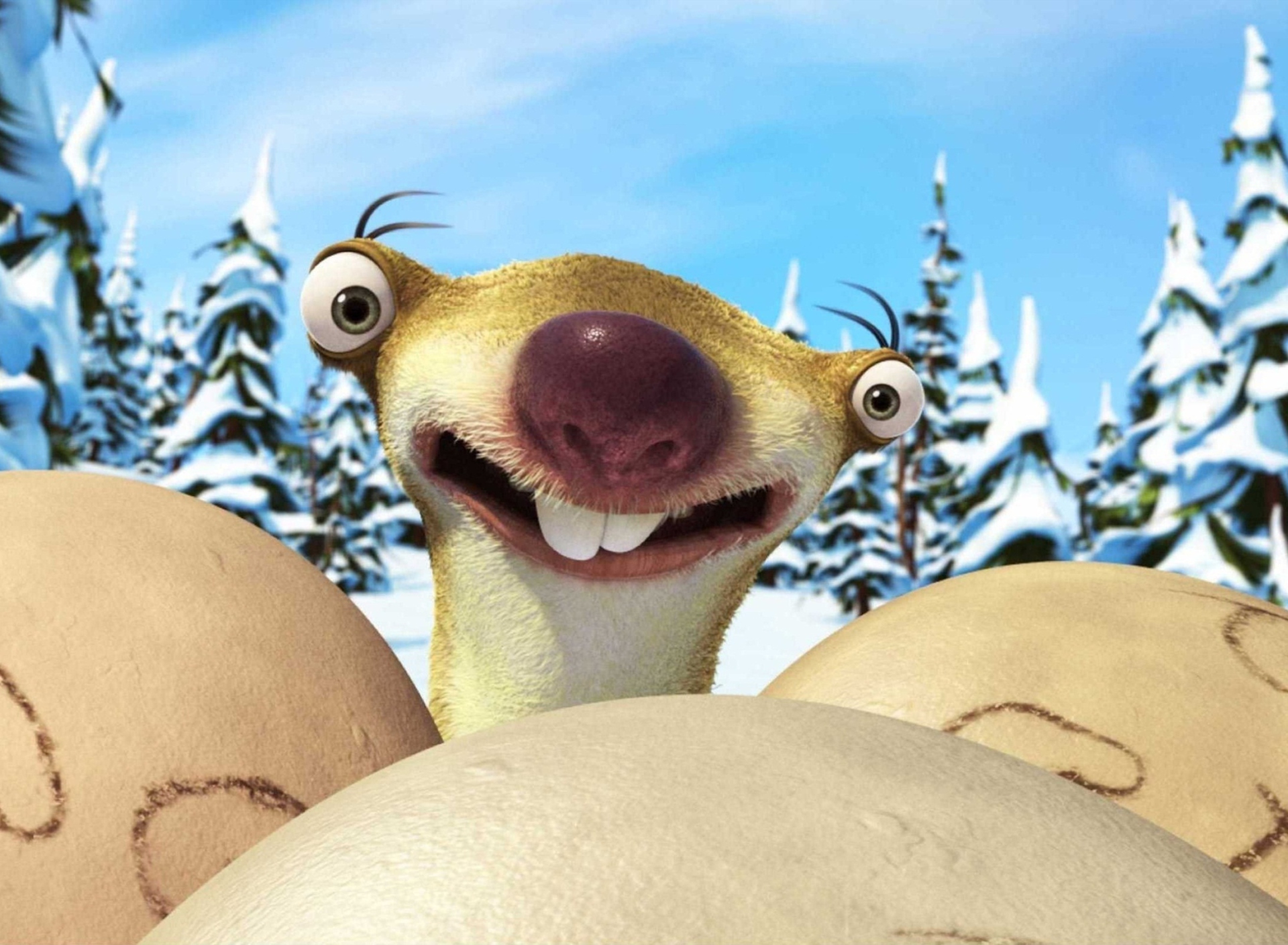 Ice Age Dawn of Dinosaurs Sloth wallpaper 1920x1408