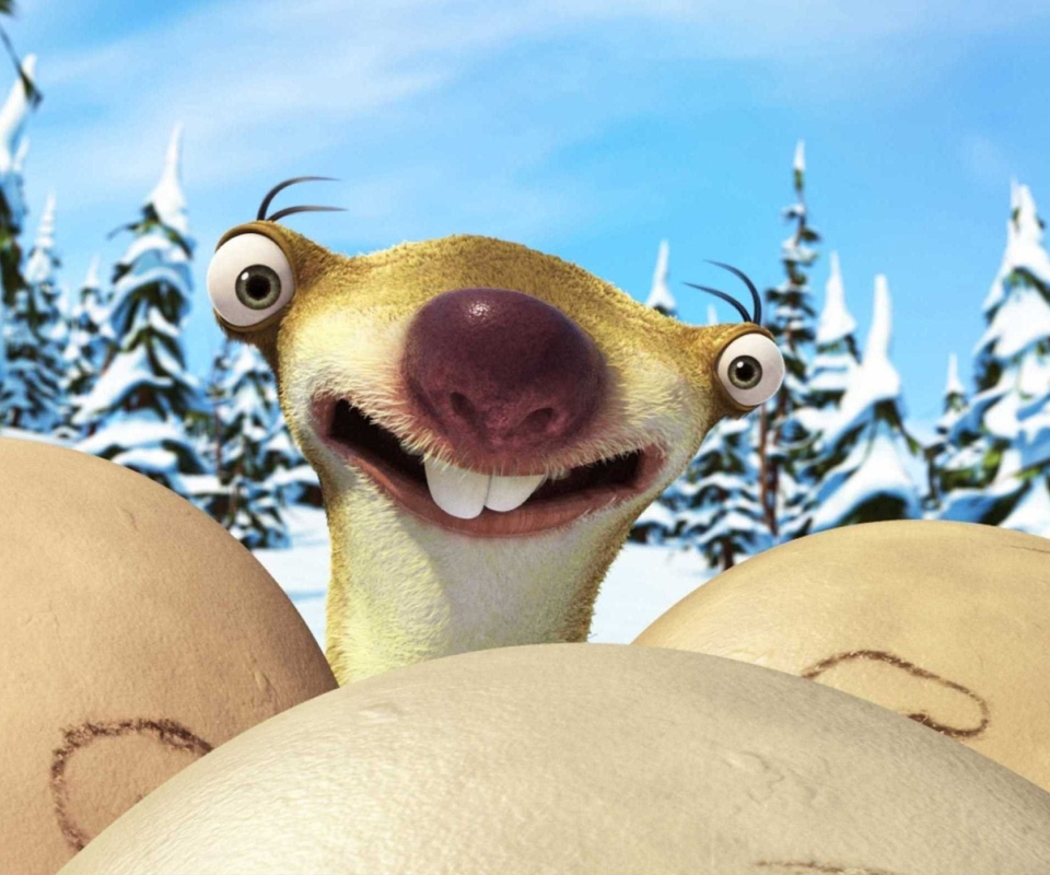 Ice Age Dawn of Dinosaurs Sloth wallpaper 960x800