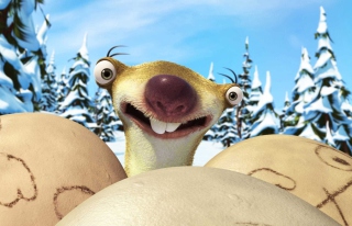 Ice Age Dawn of Dinosaurs Sloth - Obrázkek zdarma pro Samsung Galaxy S 4G