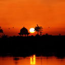 Egypt Nile Sunset screenshot #1 128x128