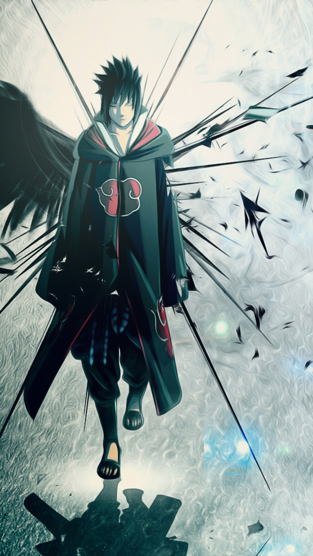 Das Naruto, Sasuke Wallpaper 640x1136