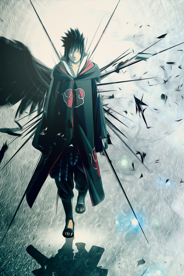 Screenshot №1 pro téma Naruto, Sasuke 640x960