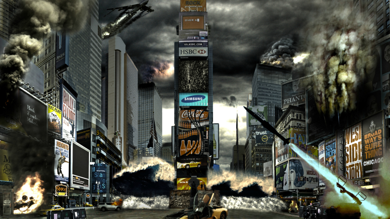 Screenshot №1 pro téma Times Square Disaster 1280x720