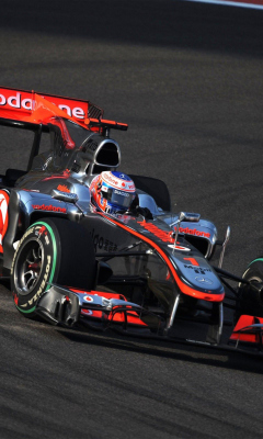 Обои Jenson Button - Mclaren F1 240x400