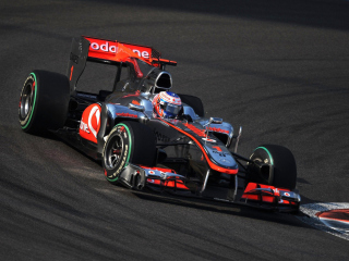 Обои Jenson Button - Mclaren F1 320x240