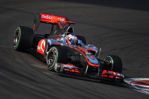 Обои Jenson Button - Mclaren F1 480x320