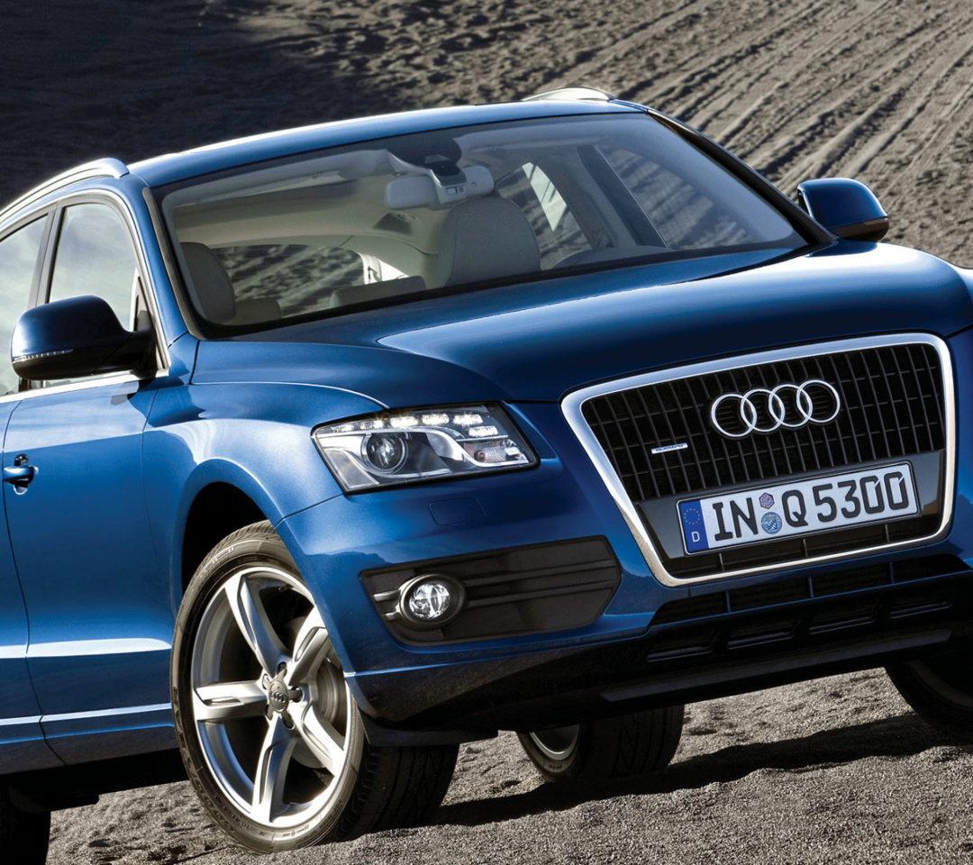 Audi Q5 Blue wallpaper 1080x960