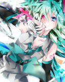 Das Hatsune Miku, Vocaloid Wallpaper 128x160