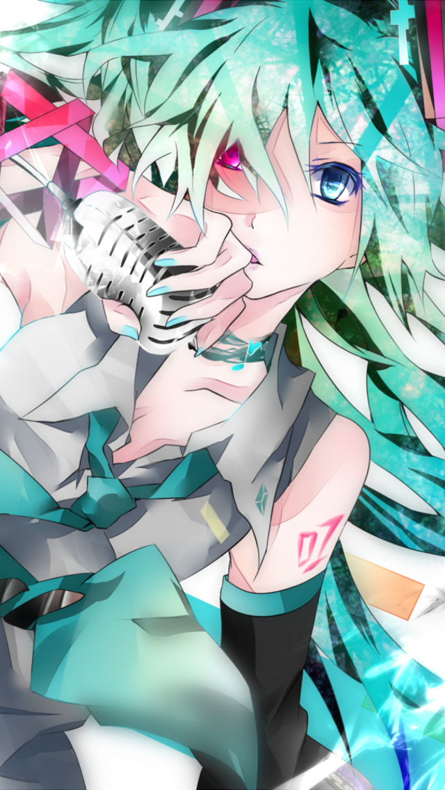 Das Hatsune Miku, Vocaloid Wallpaper 640x1136