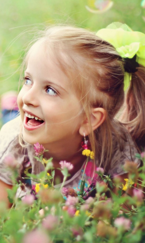 Happy Childhood wallpaper 480x800