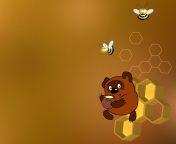 Fondo de pantalla Winnie-The-Pooh And Honey 176x144