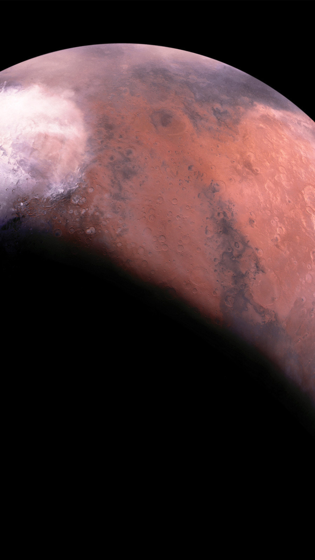 Fondo de pantalla Mars Eclipse 1080x1920