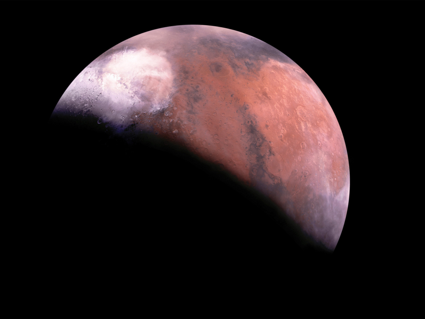 Das Mars Eclipse Wallpaper 1400x1050