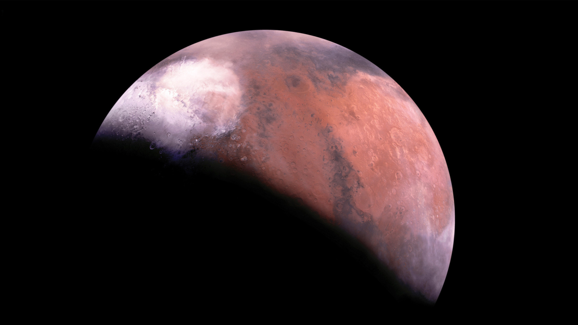 Mars Eclipse Wallpaper for 1920x1080