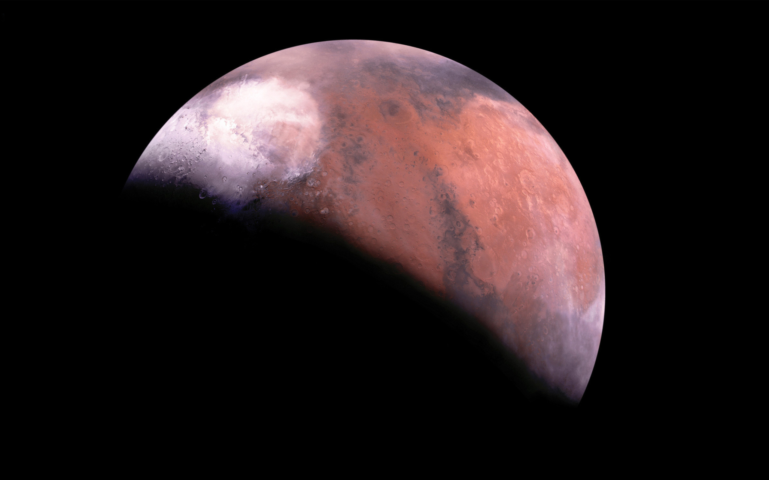 Mars Eclipse wallpaper 2560x1600