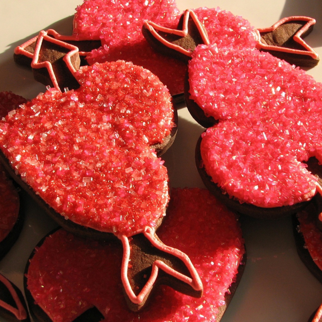 Heart Cookies wallpaper 1024x1024