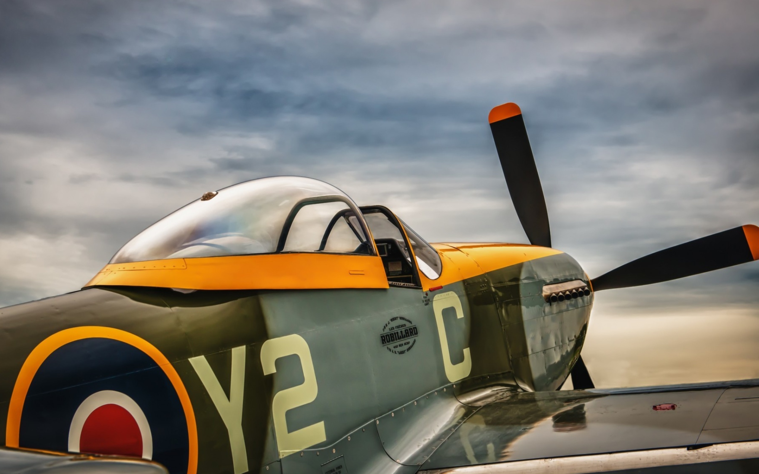 Fondo de pantalla North American P 51 Mustang Air Fighter in World War 2 2560x1600
