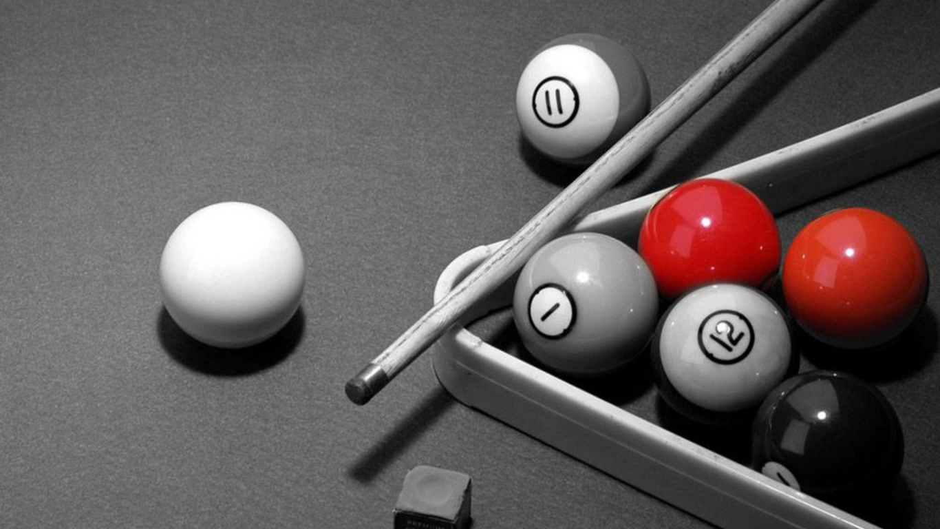 Das Billiard Wallpaper 1366x768