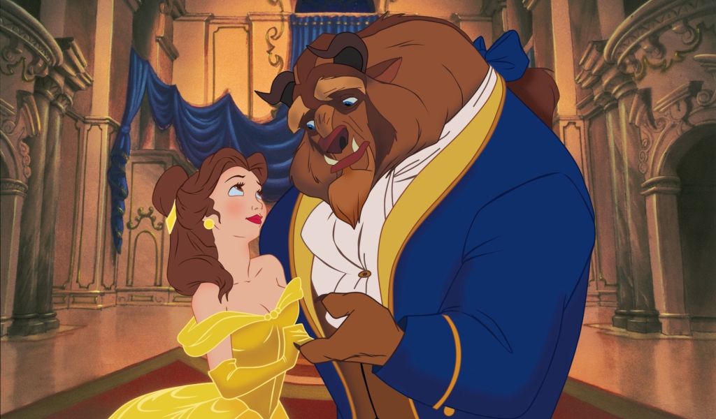 Das Beauty And The Beast Wallpaper 1024x600