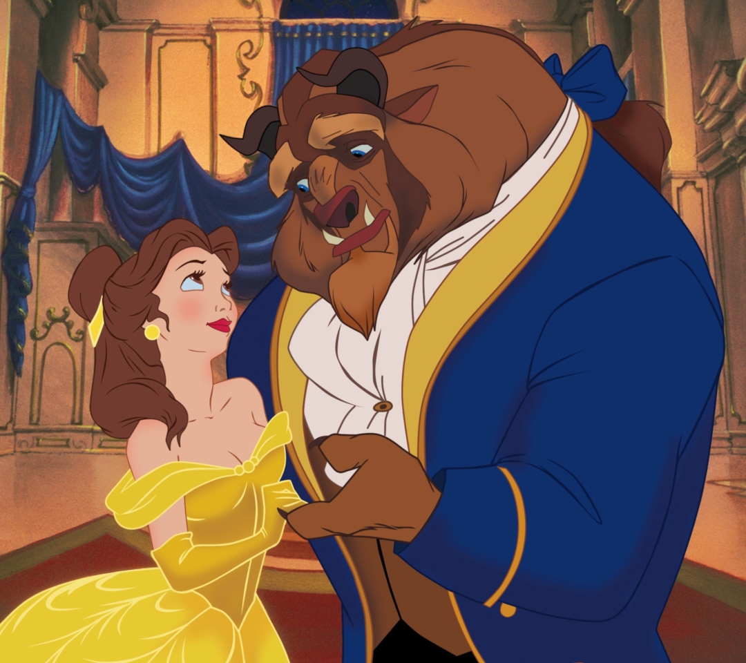Das Beauty And The Beast Wallpaper 1080x960