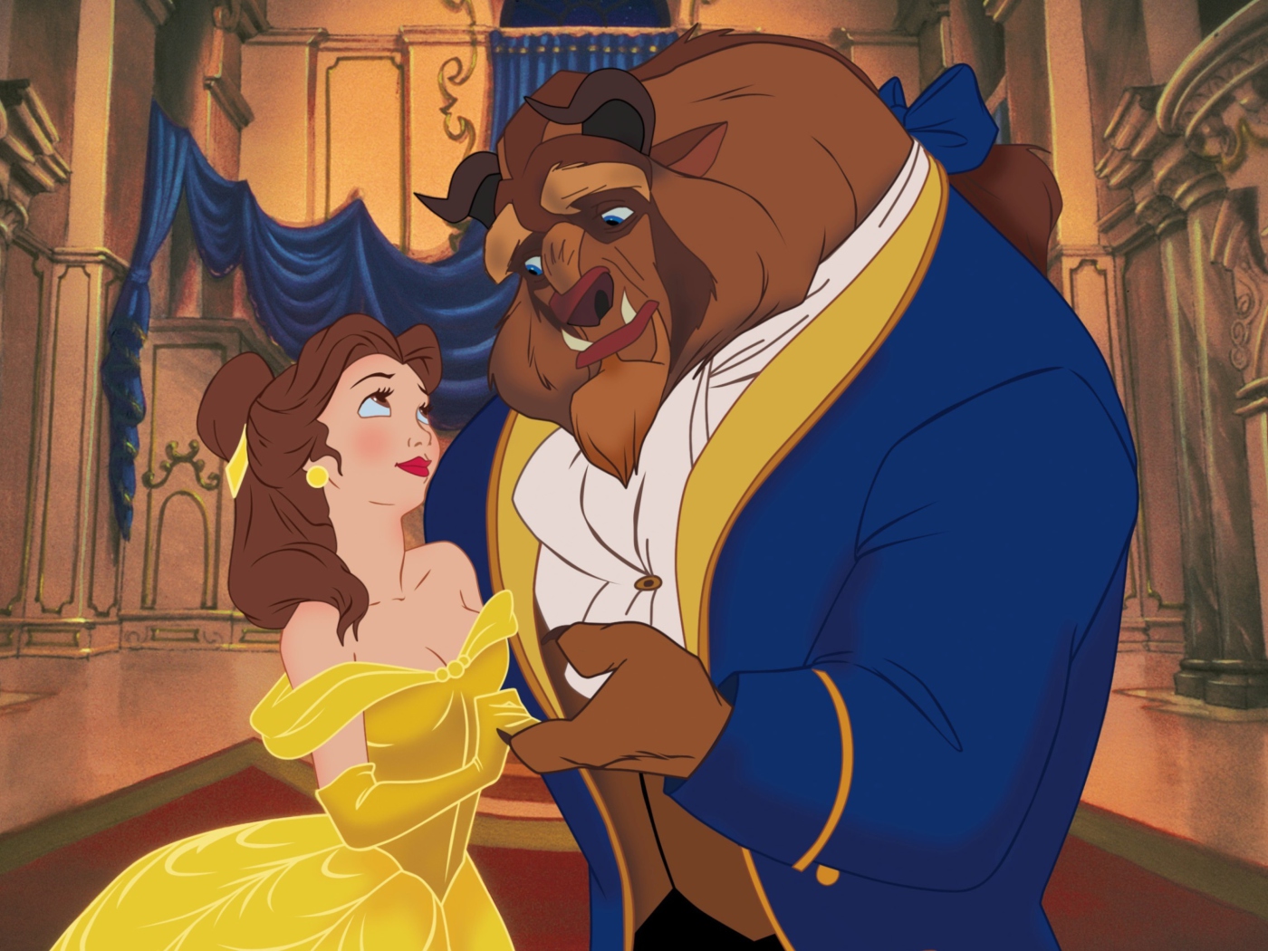 Das Beauty And The Beast Wallpaper 1400x1050