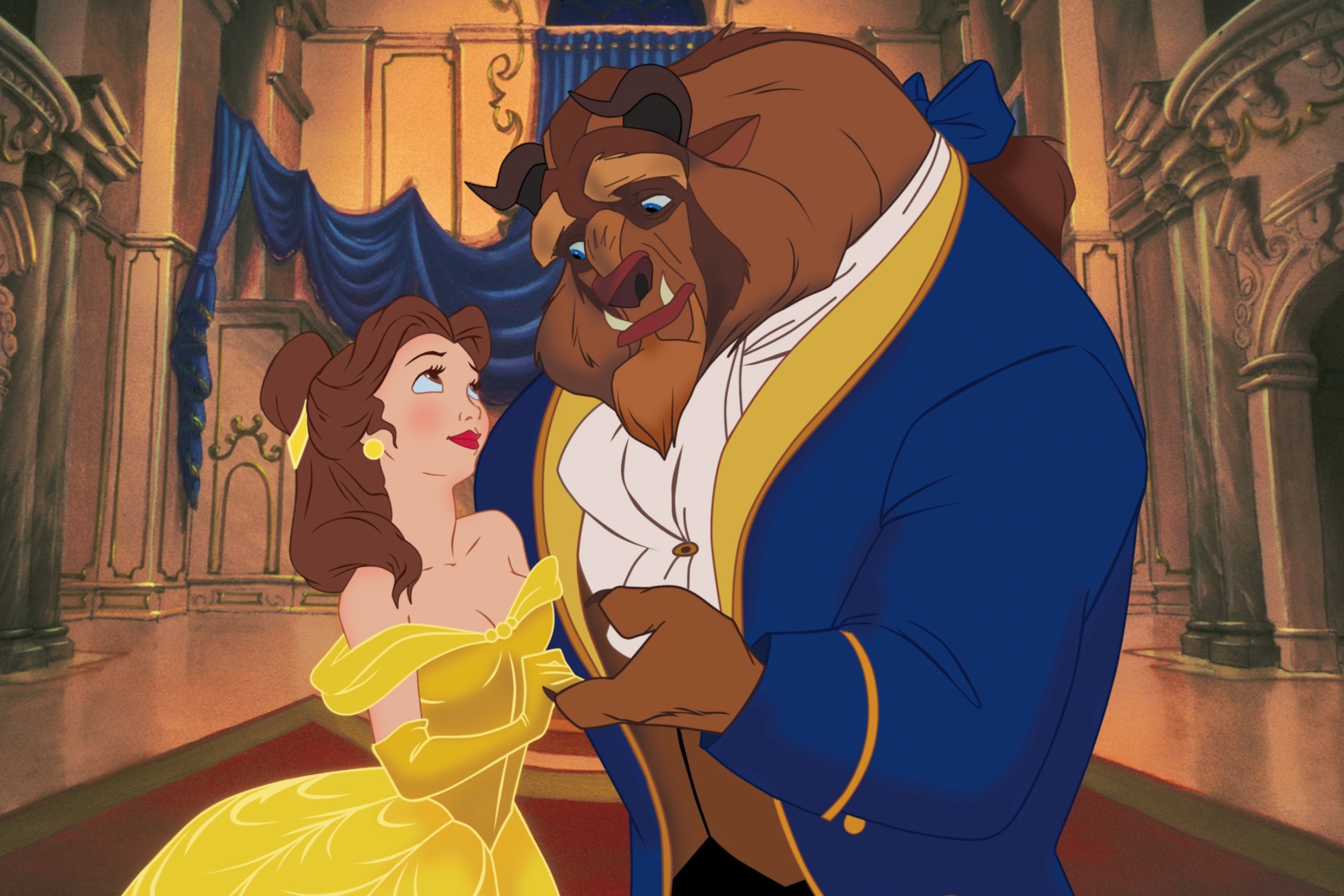 Das Beauty And The Beast Wallpaper 2880x1920