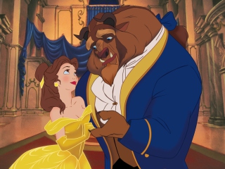 Das Beauty And The Beast Wallpaper 320x240