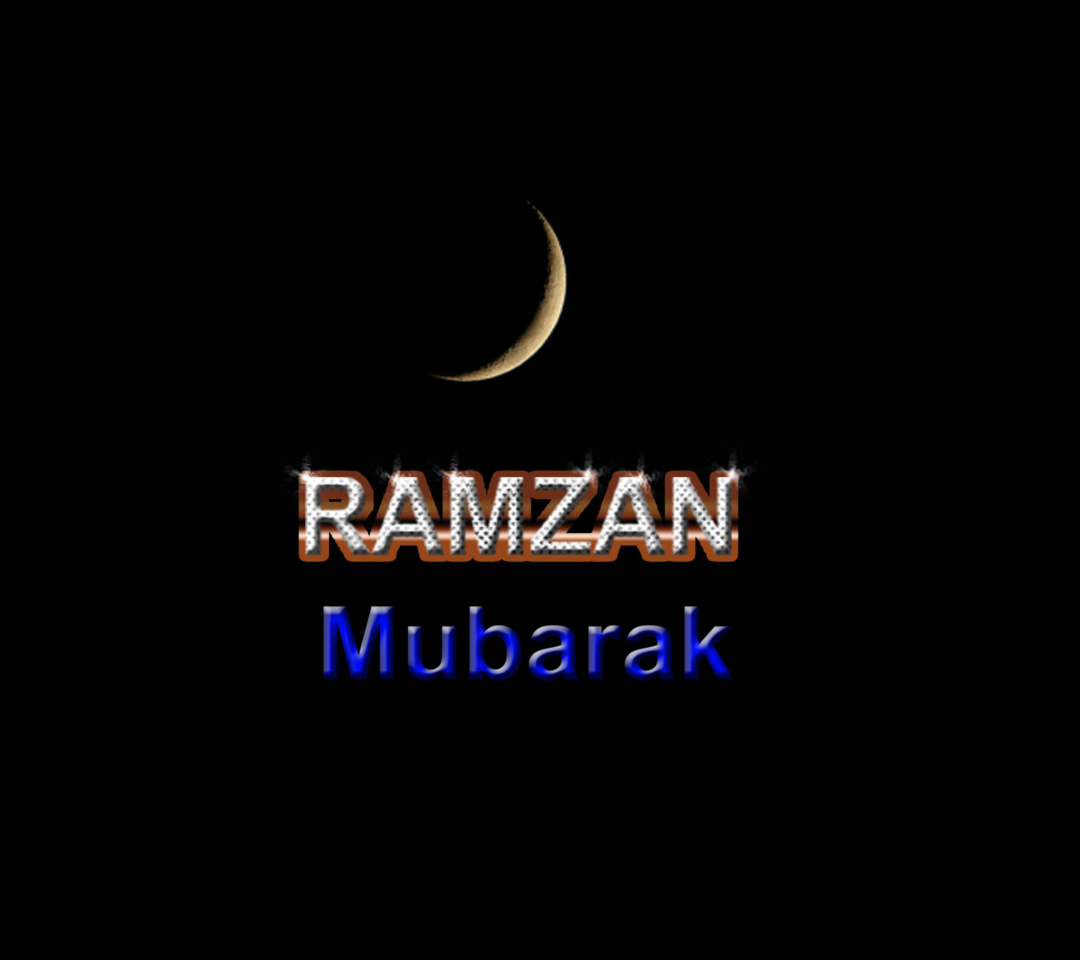 Fondo de pantalla Ramzan Mubarak 1080x960