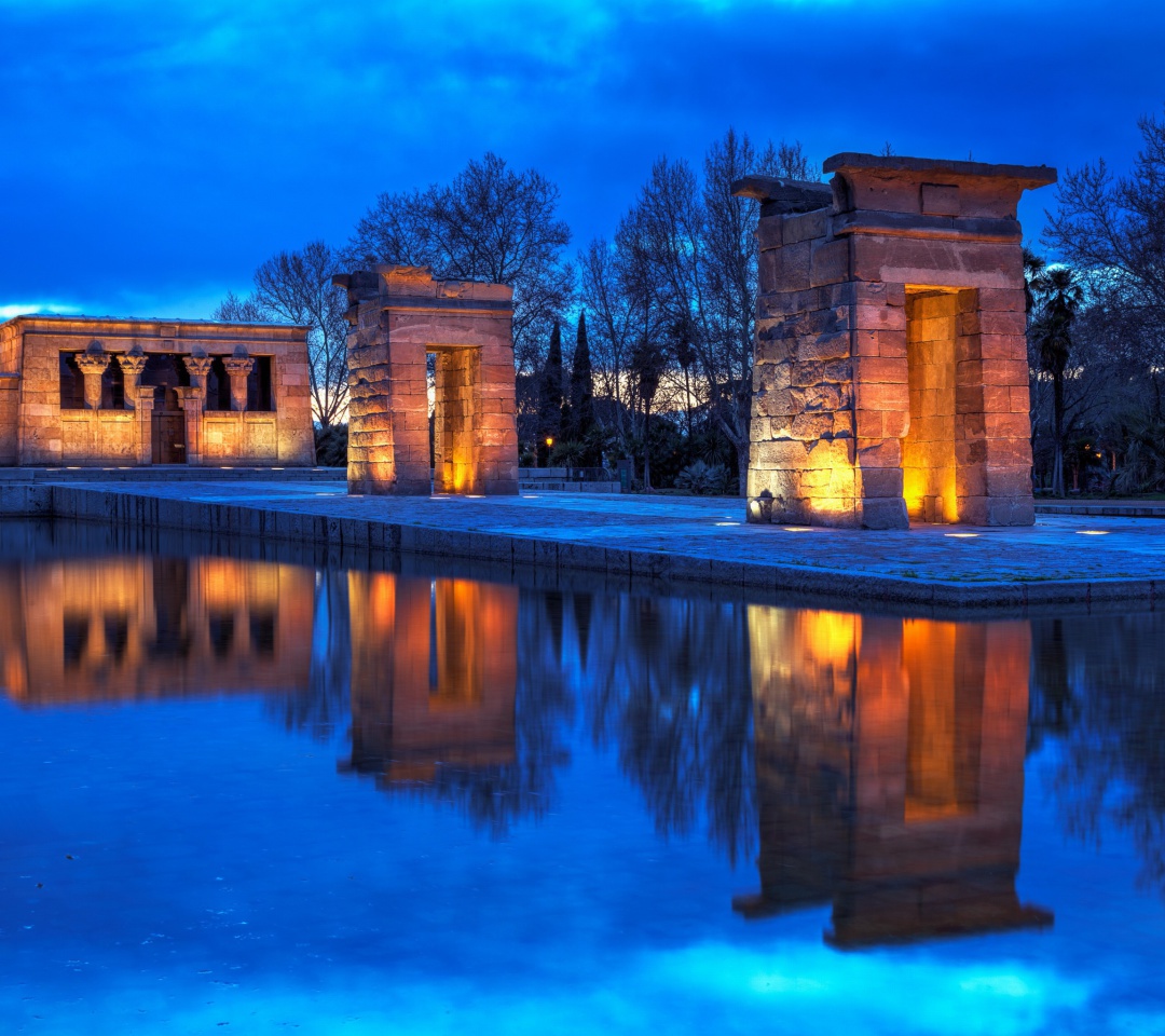 Sfondi Debod Temple - Madrid 1080x960