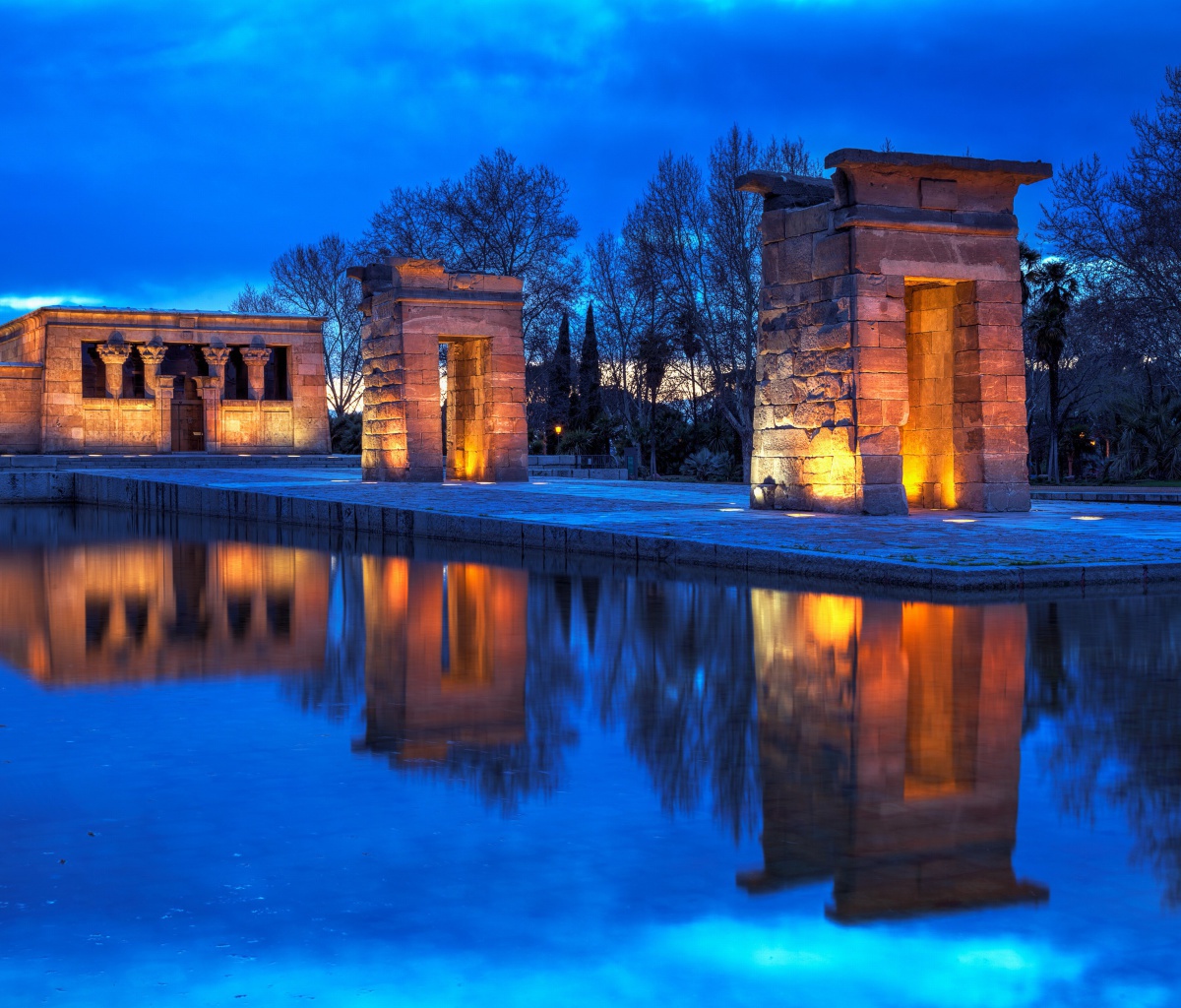 Sfondi Debod Temple - Madrid 1200x1024
