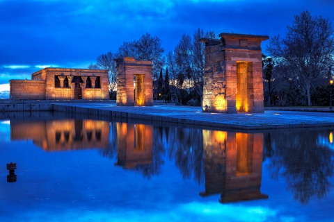 Sfondi Debod Temple - Madrid 480x320
