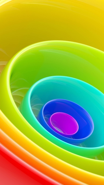 Screenshot №1 pro téma Rainbow Rings 360x640