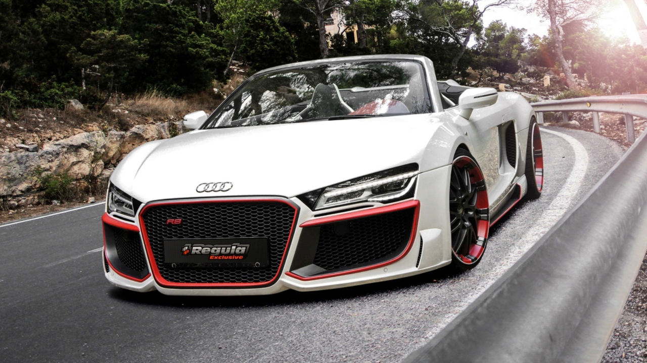 Audi R8 V10 wallpaper 1280x720