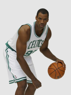 Das Jason Collins NBA Player in Boston Celtics Wallpaper 240x320
