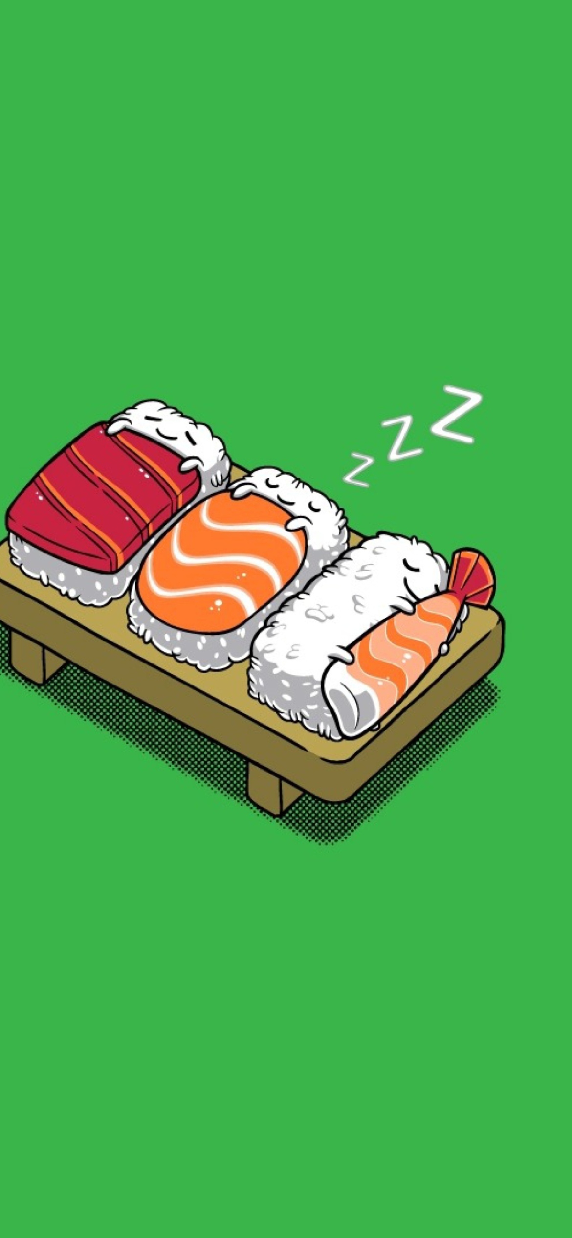Sfondi Sleeping Sushi 1170x2532