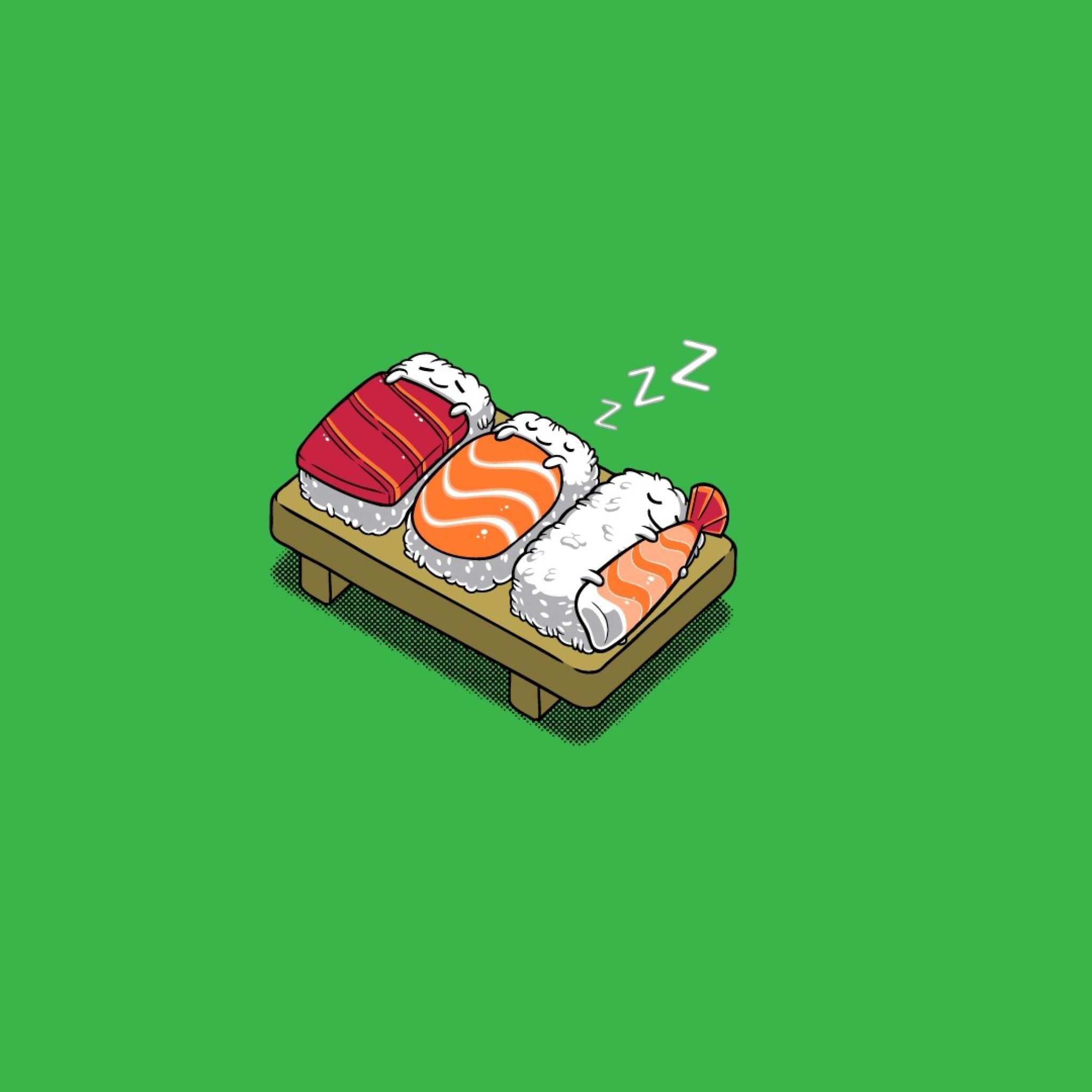Screenshot №1 pro téma Sleeping Sushi 2048x2048