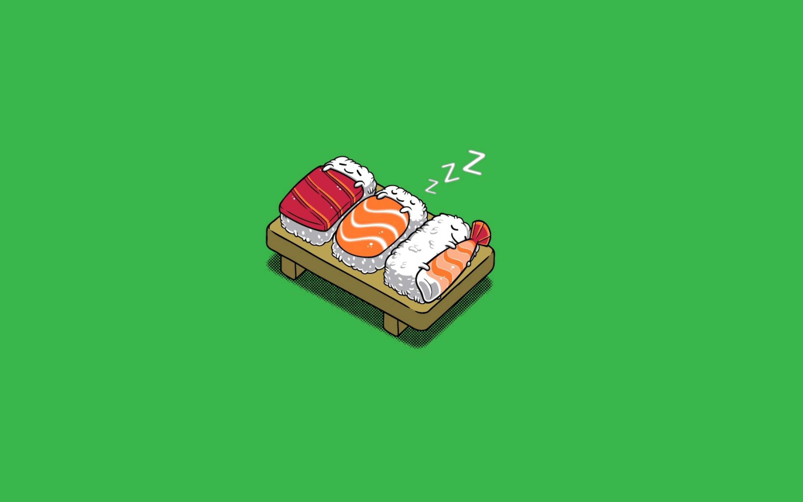 Sleeping Sushi wallpaper 2560x1600